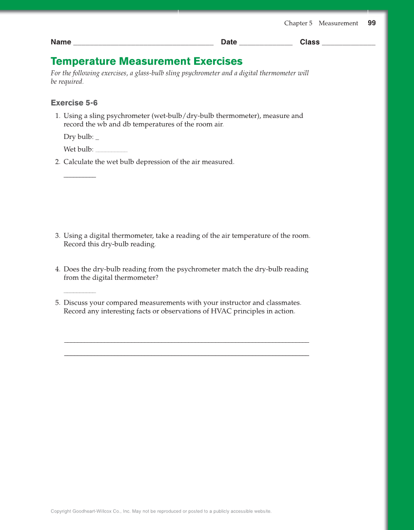 Math for HVACR, 1st Edition page 99