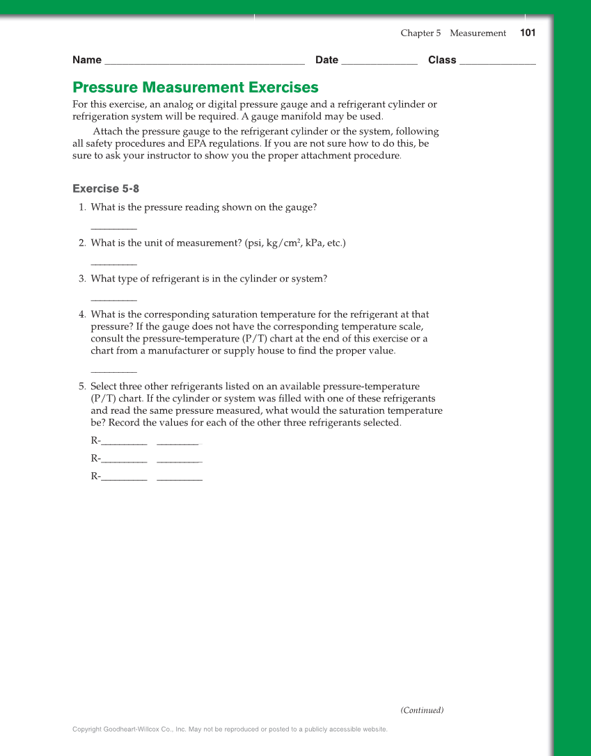 Math for HVACR, 1st Edition page 101