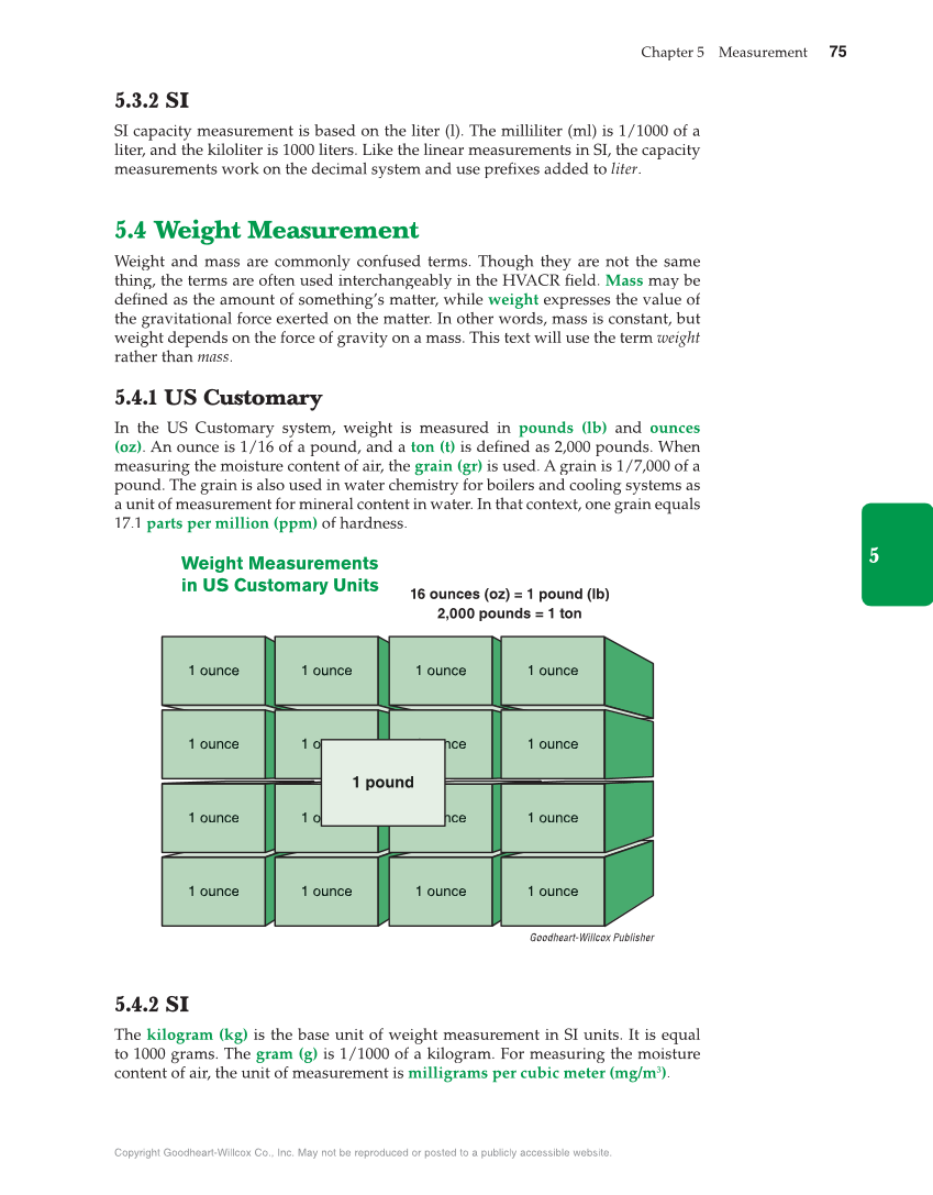 Math for HVACR, 1st Edition page 75