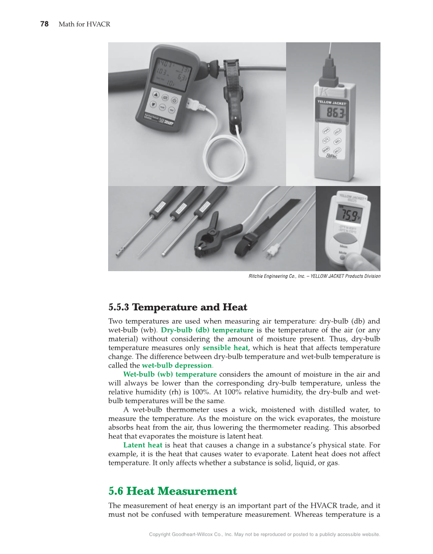Math for HVACR, 1st Edition page 78