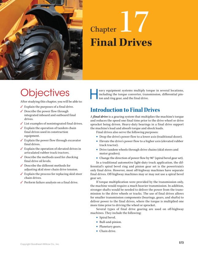 Heavy Equipment Power Trains and Systems, 1st Edition page 573