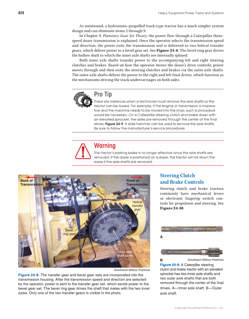 Heavy Equipment Power Trains and Systems, 1st Edition page 820