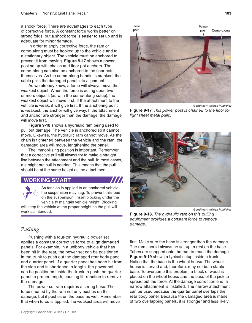 Auto Collision Repair and Refinishing 3e, Online Textbook page 183