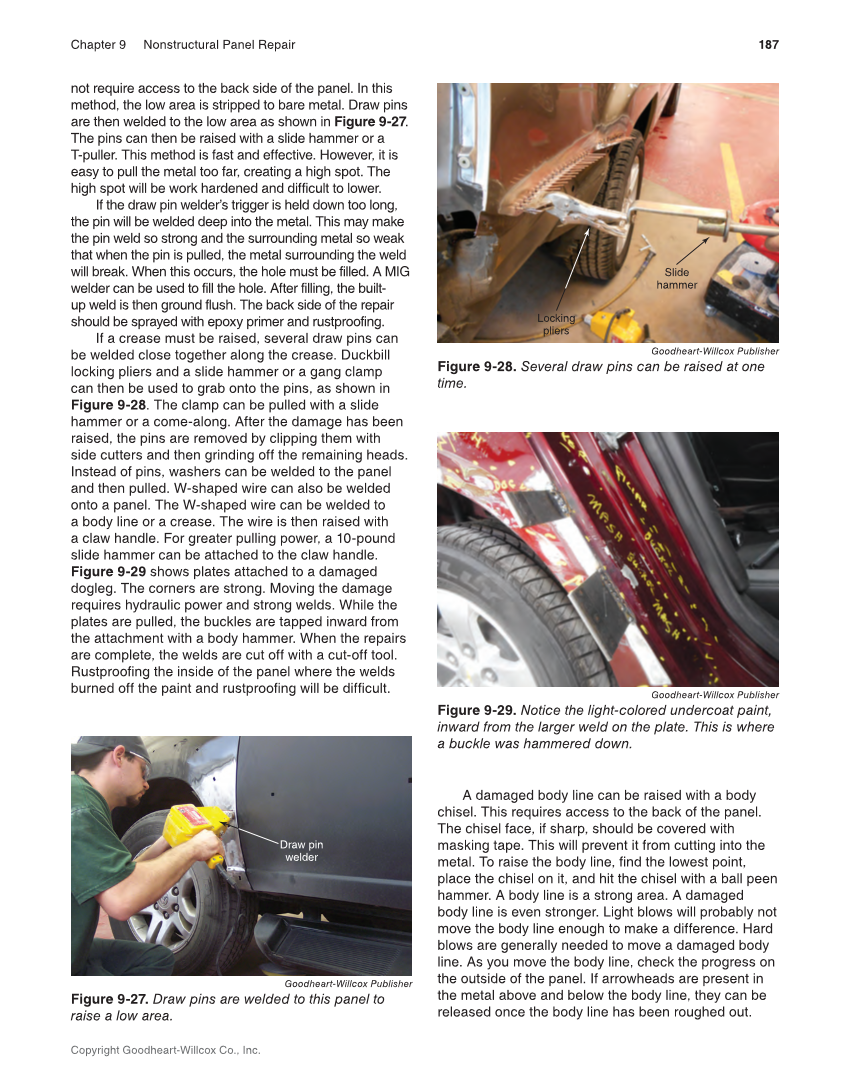 Auto Collision Repair and Refinishing 3e, Online Textbook page 187