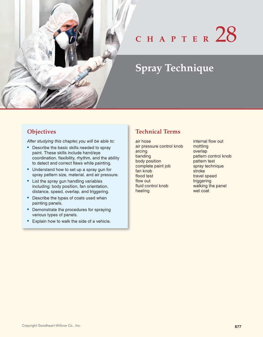 Auto Collision Repair and Refinishing 3e, Online Textbook page 677