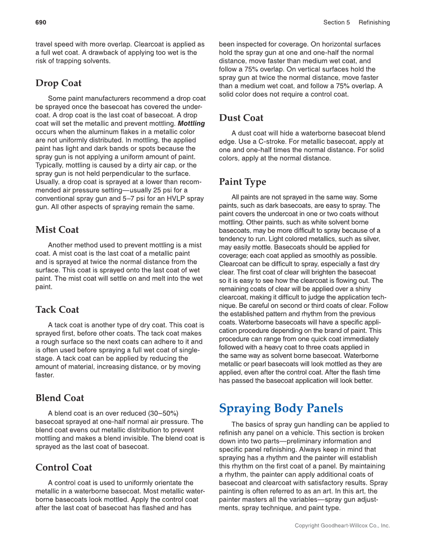 Auto Collision Repair and Refinishing 3e, Online Textbook page 690