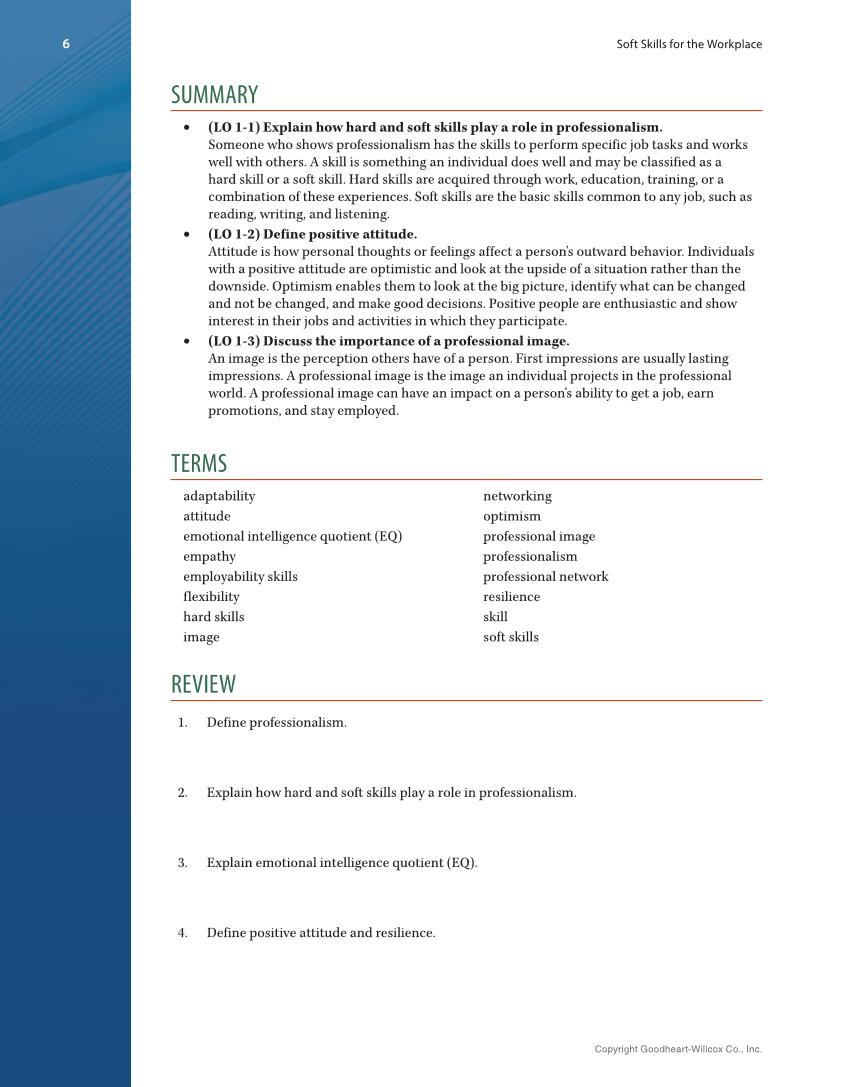 Soft Skills for the Workplace 2e page 6