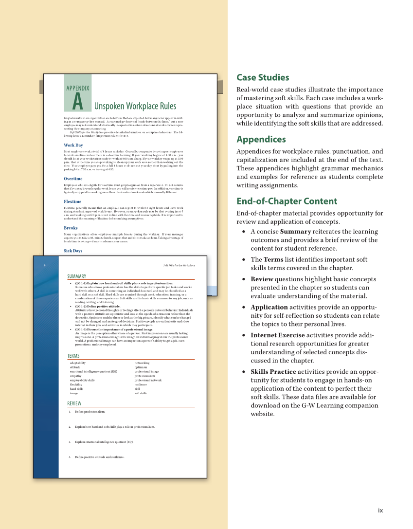 Soft Skills for the Workplace 2e page ix