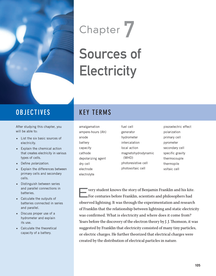 Electricity and Electronics, 11th Edition page 105
