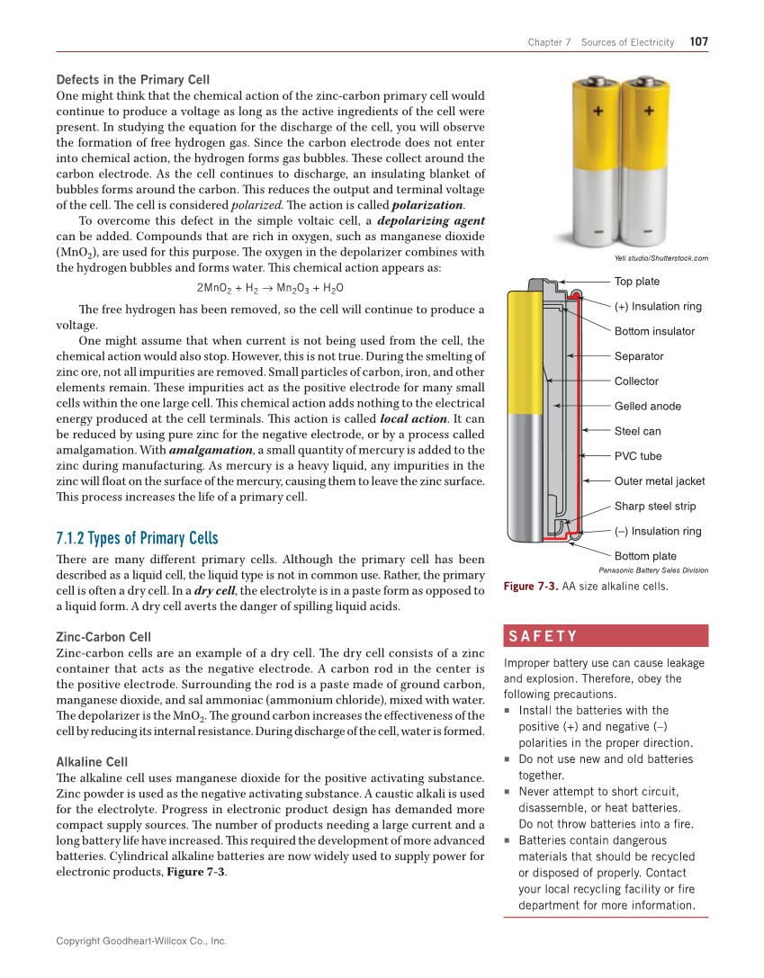 Electricity and Electronics, 11th Edition page 107