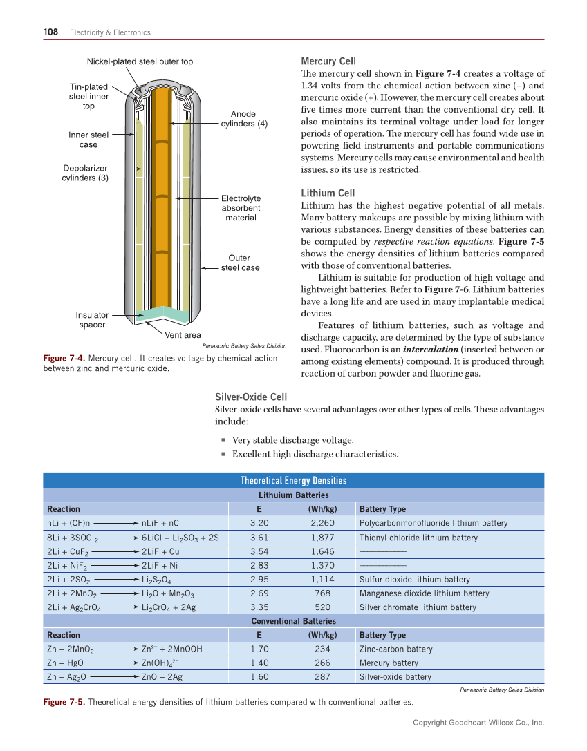 Electricity and Electronics, 11th Edition page 108