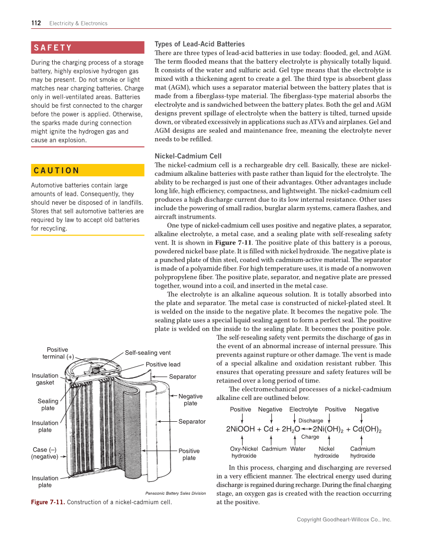 Electricity and Electronics, 11th Edition page 112