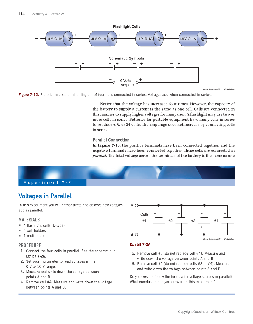 Electricity and Electronics, 11th Edition page 114