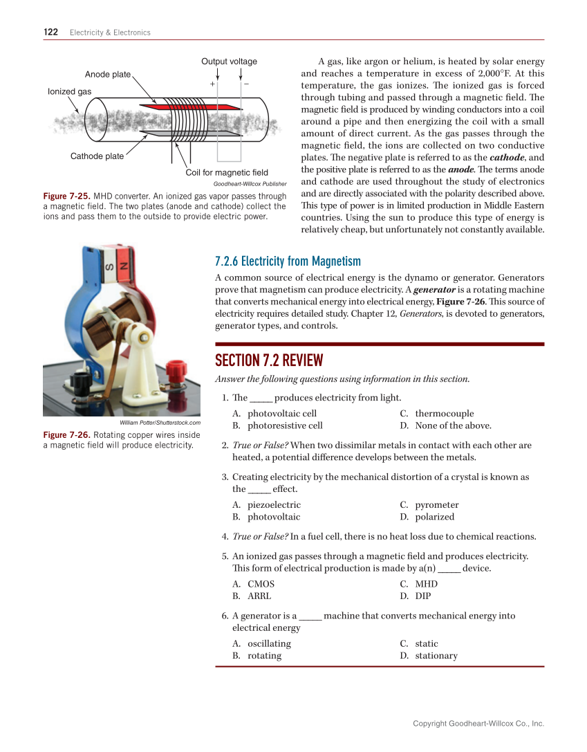 Electricity and Electronics, 11th Edition page 122