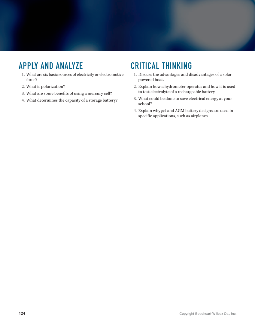 Electricity and Electronics, 11th Edition page 124
