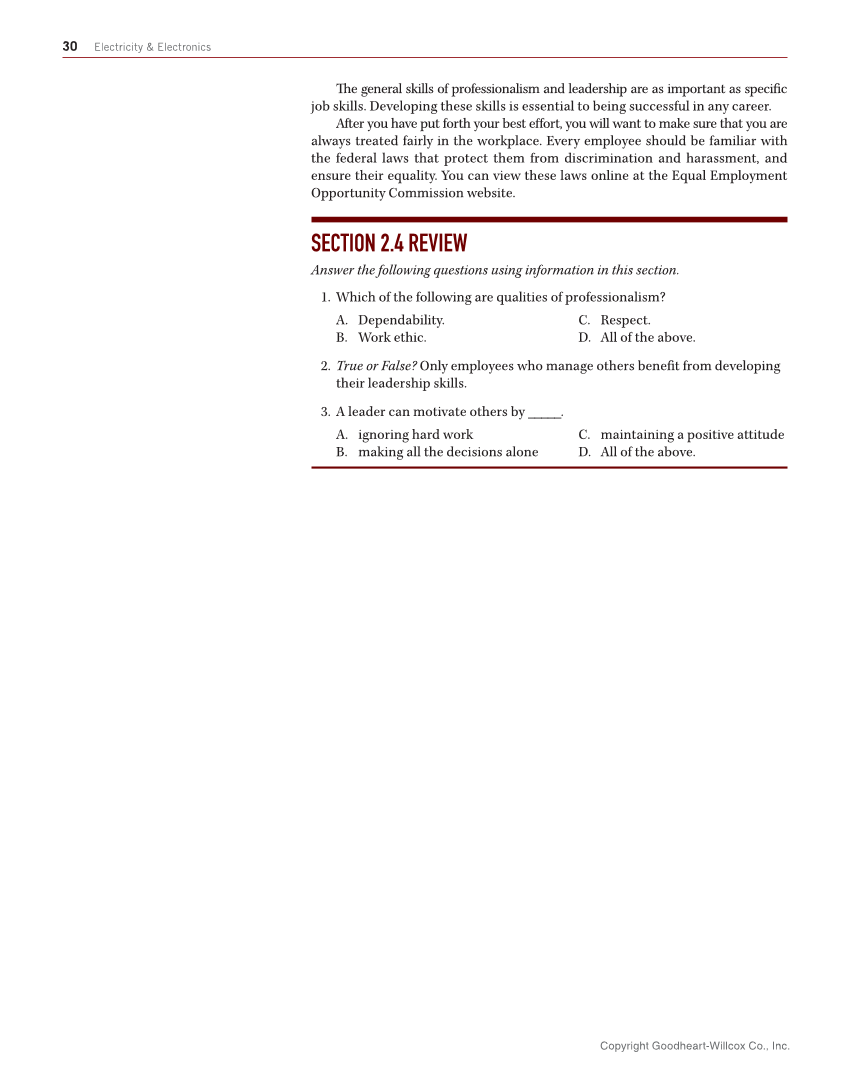 Electricity and Electronics, 11th Edition page 30