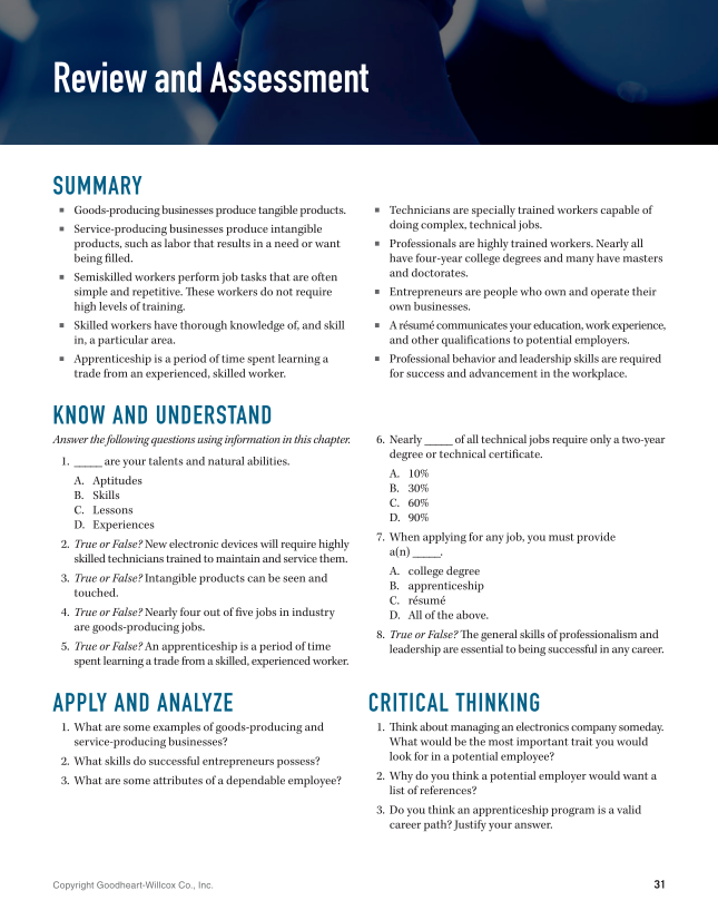 Electricity and Electronics, 11th Edition page 31
