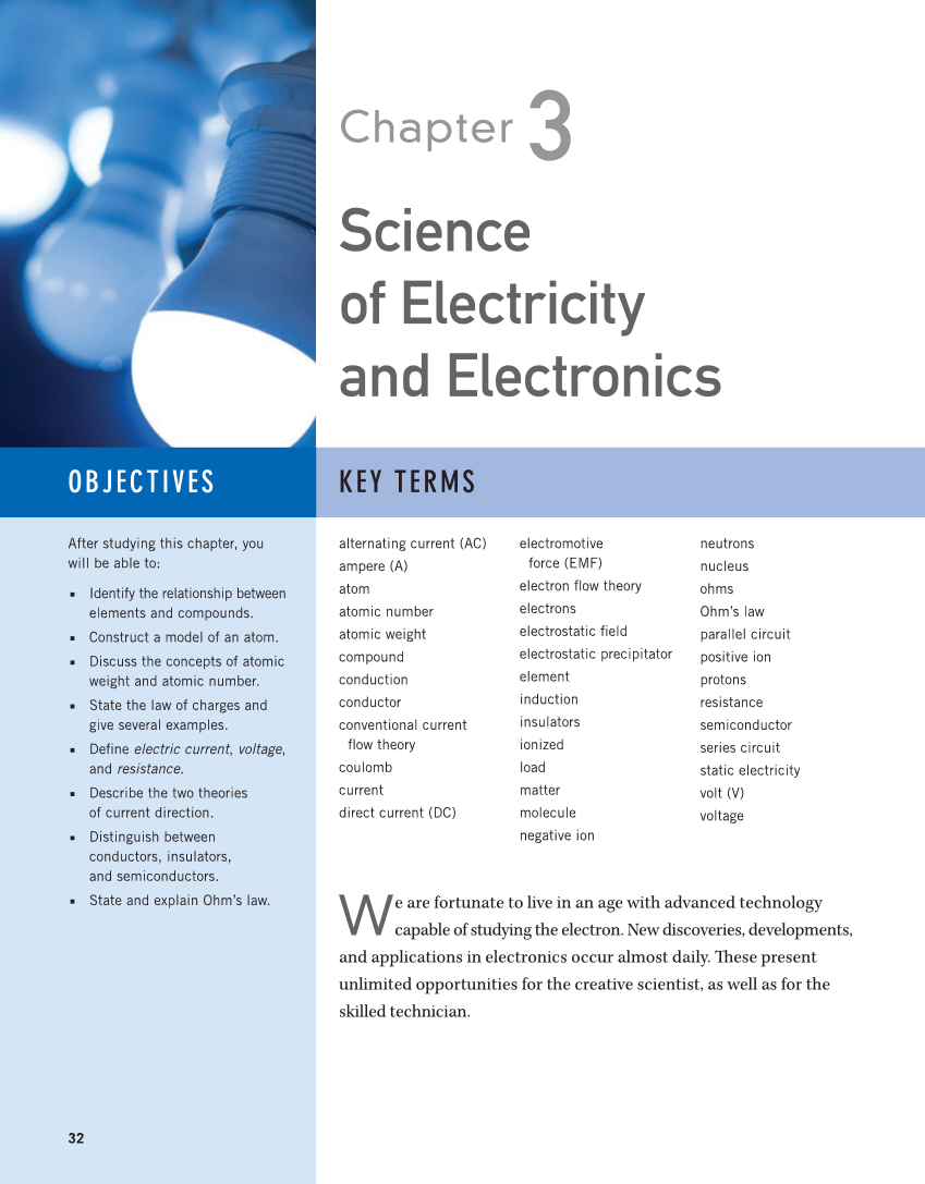 Electricity and Electronics, 11th Edition page 32