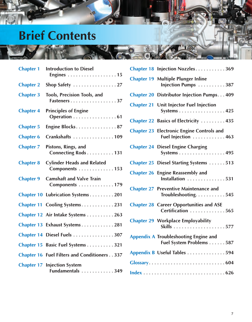 Diesel Engine Technology 9e page 7