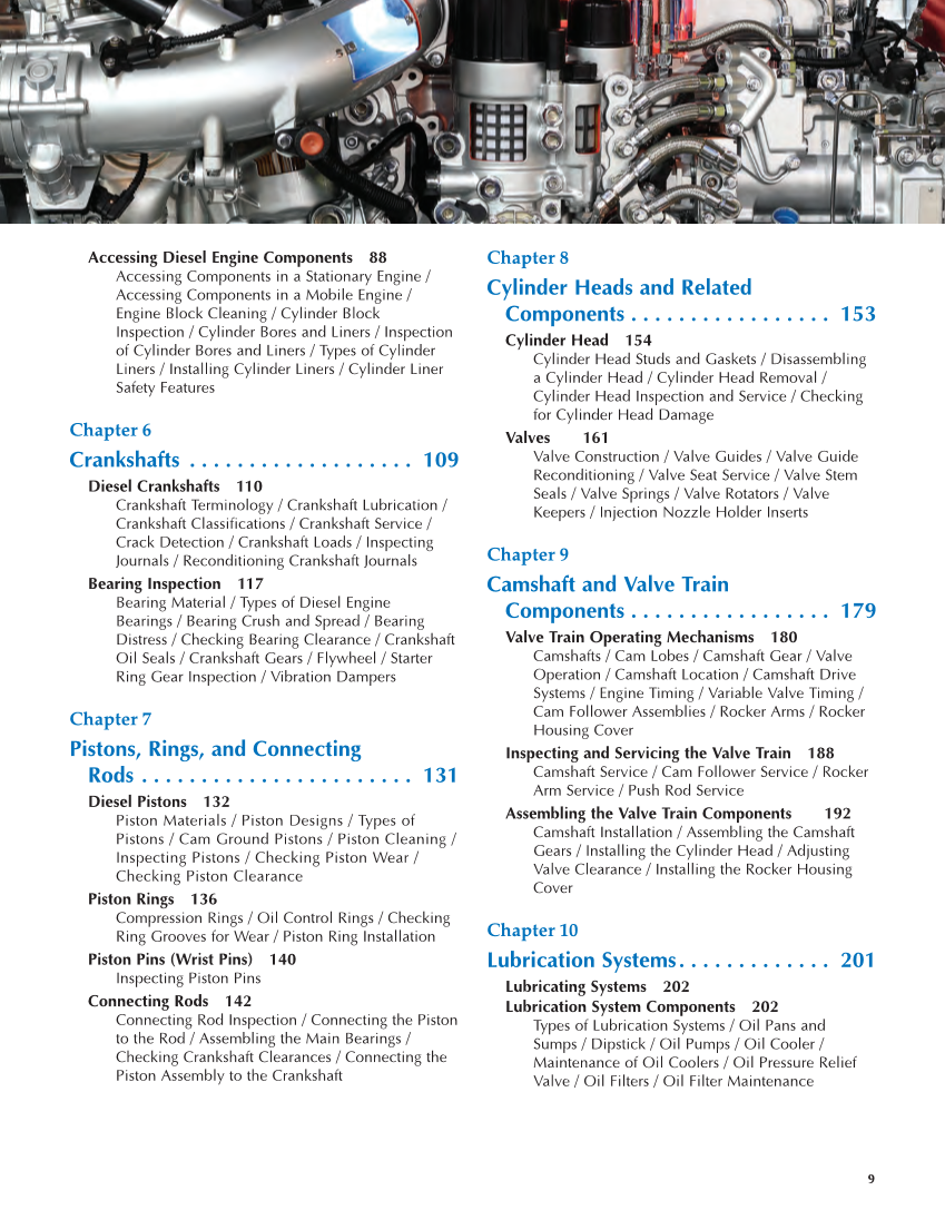 Diesel Engine Technology 9e page 9