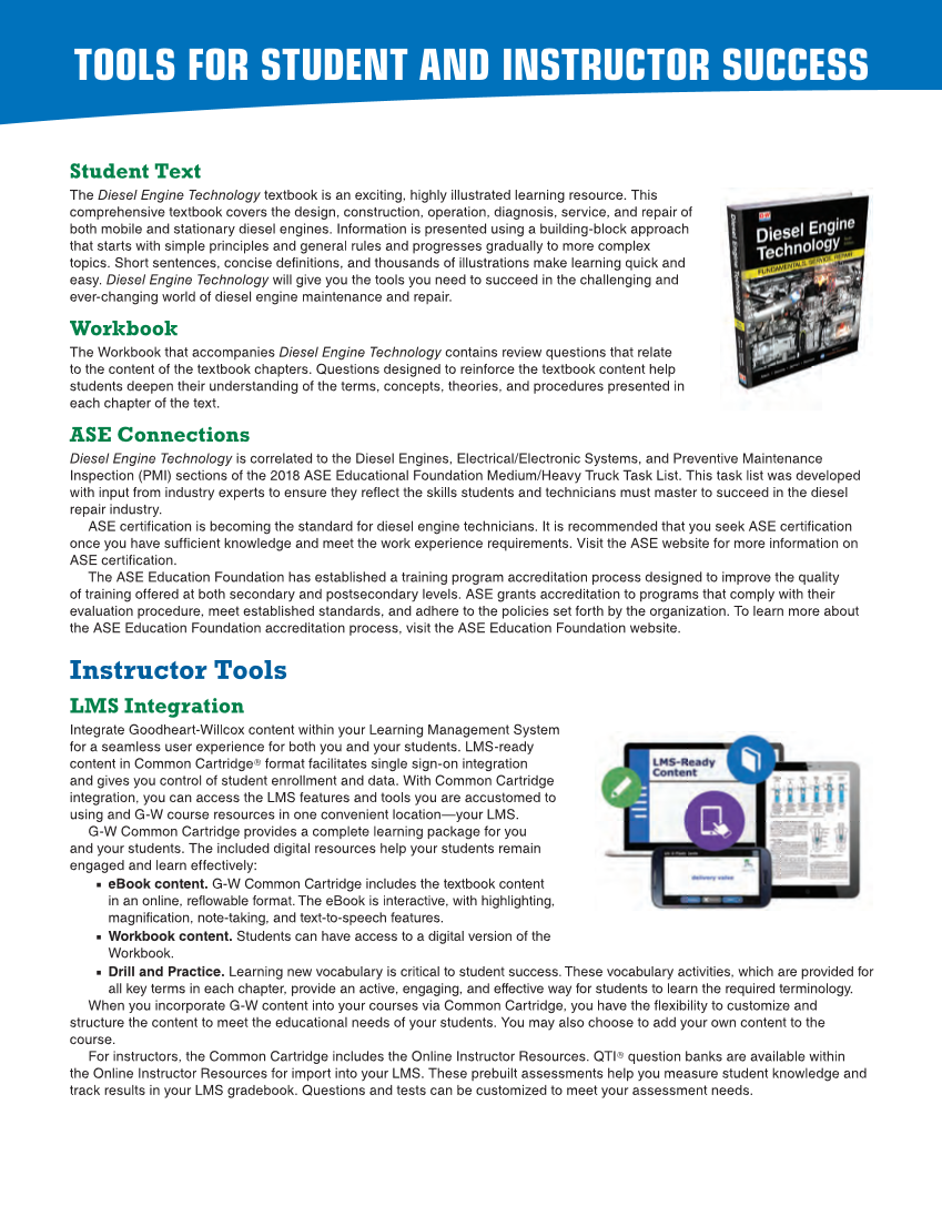 Diesel Engine Technology 9e page ii