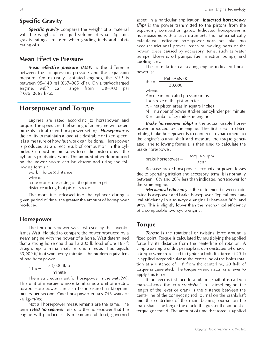 Diesel Engine Technology 9e page 84