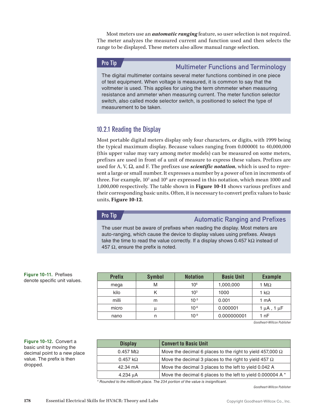 Essential Electrical Skills for HVACR: Theory and Labs, Textbook page 178