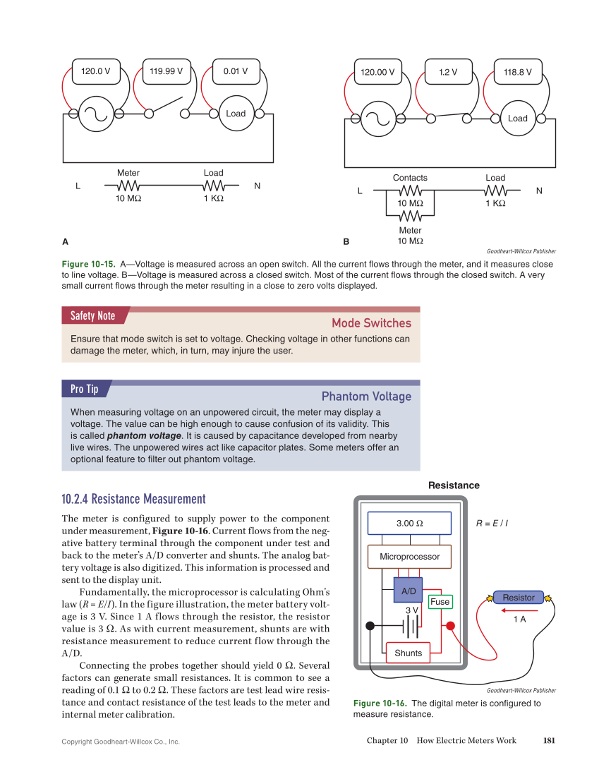 Essential Electrical Skills for HVACR: Theory and Labs, Textbook page 181
