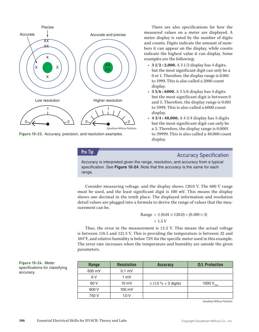 Essential Electrical Skills for HVACR: Theory and Labs, Textbook page 186
