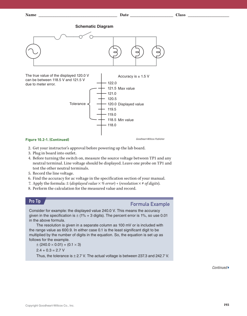Essential Electrical Skills for HVACR: Theory and Labs, Textbook page 192