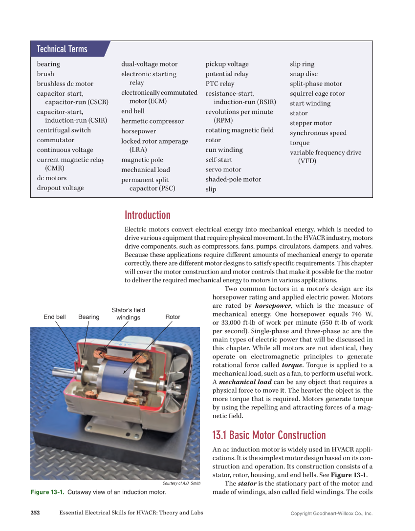 Essential Electrical Skills for HVACR: Theory and Labs, Textbook page 252