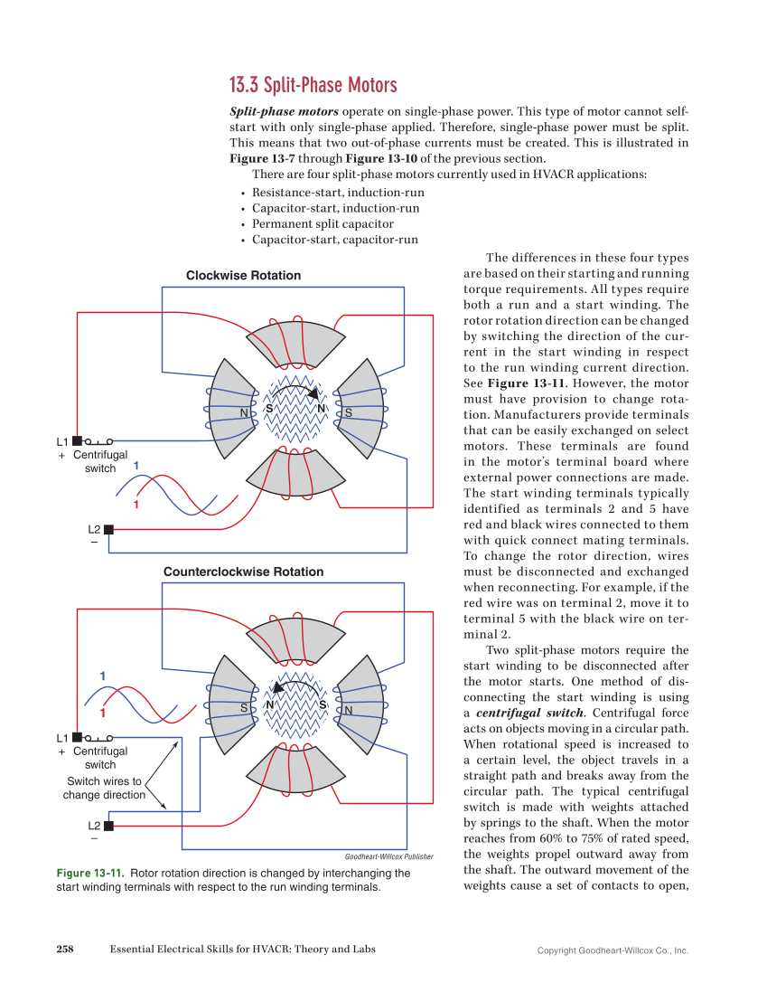 Essential Electrical Skills for HVACR: Theory and Labs, Textbook page 258