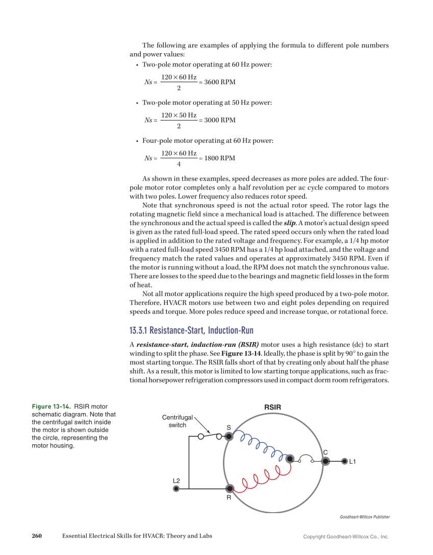 Essential Electrical Skills for HVACR: Theory and Labs, Textbook page 260