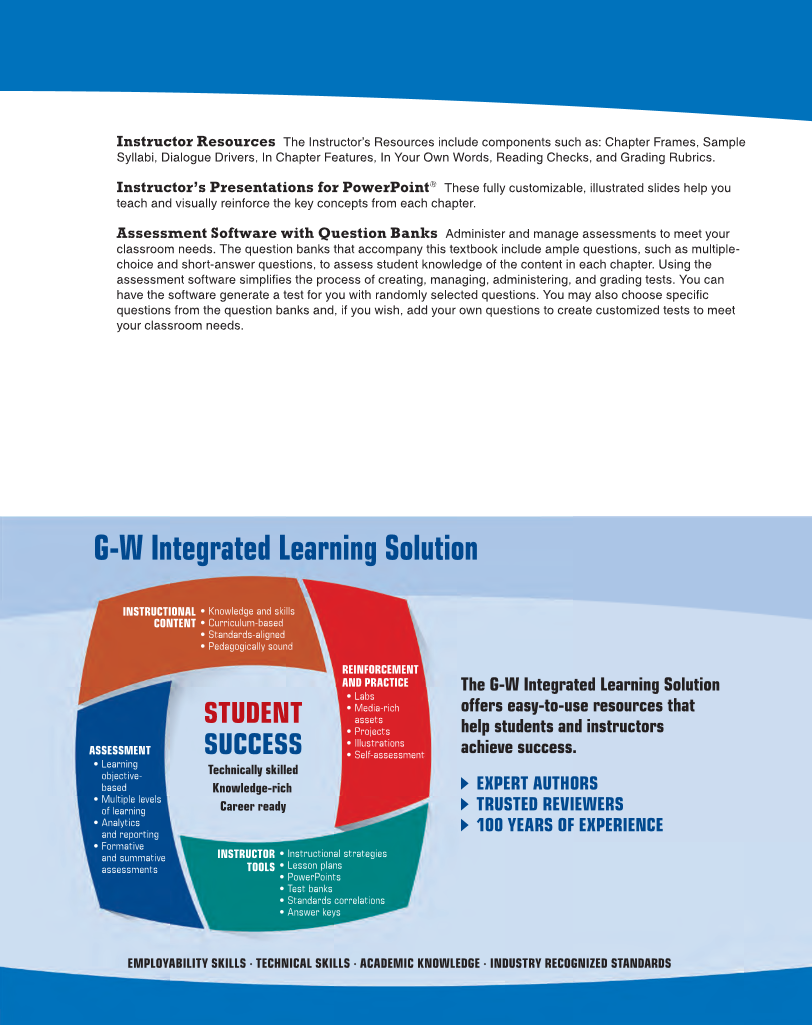 Approaching College with Purpose, Textbook page ix