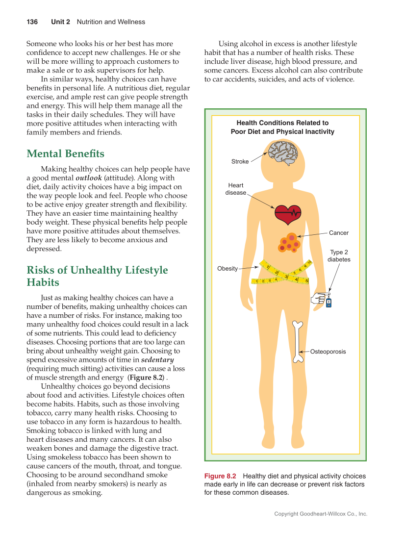 Guide to Good Food: Nutrition and Food Preparation 15e, Textbook page 136