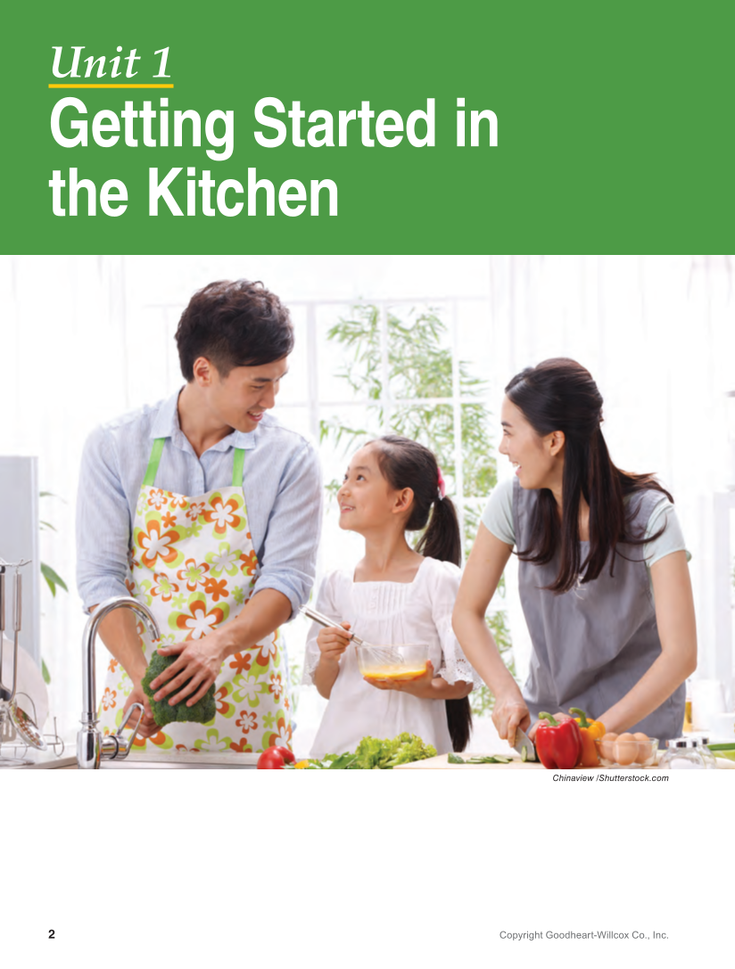 Guide to Good Food: Nutrition and Food Preparation 15e, Textbook page 2