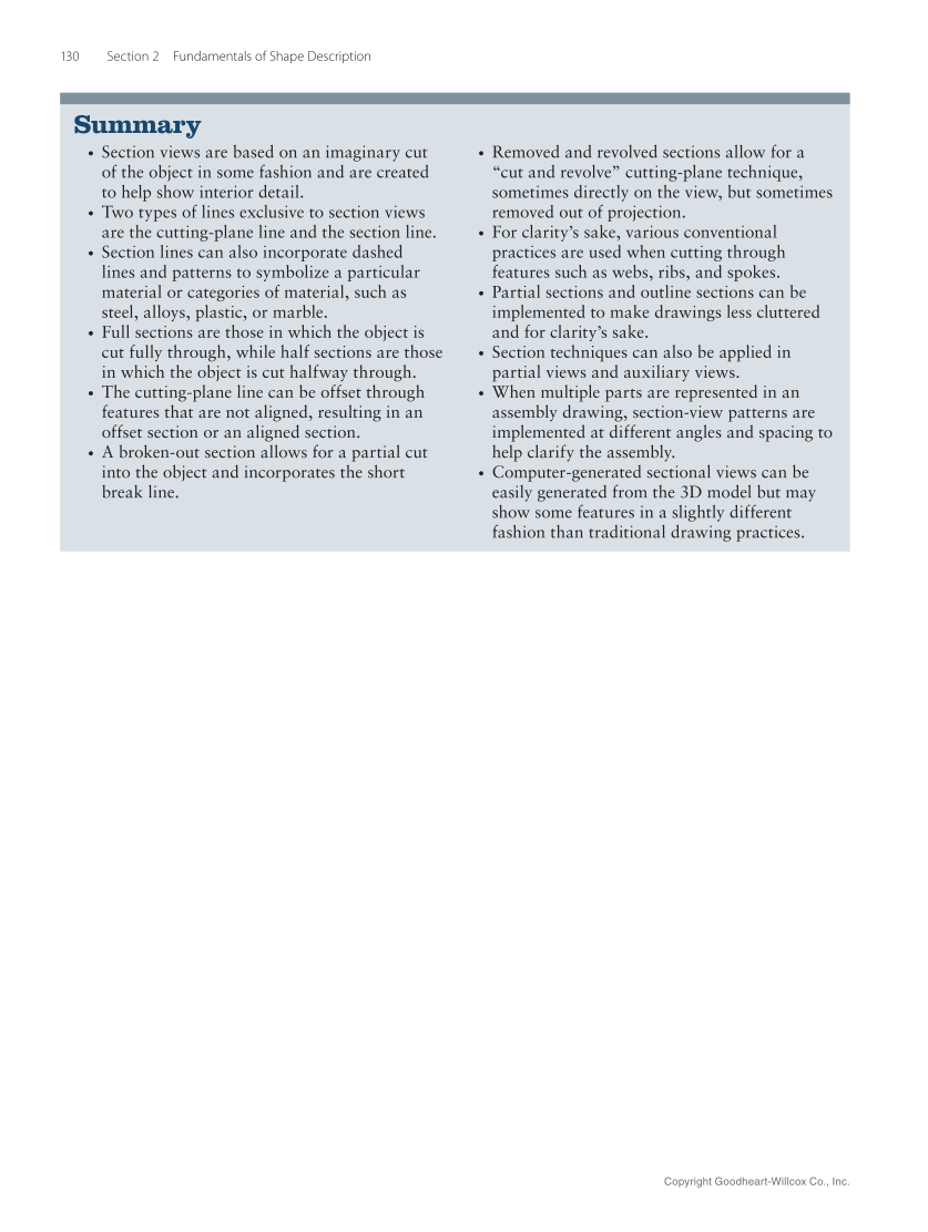 Print Reading for Industry 11e, Online Textbook page 130