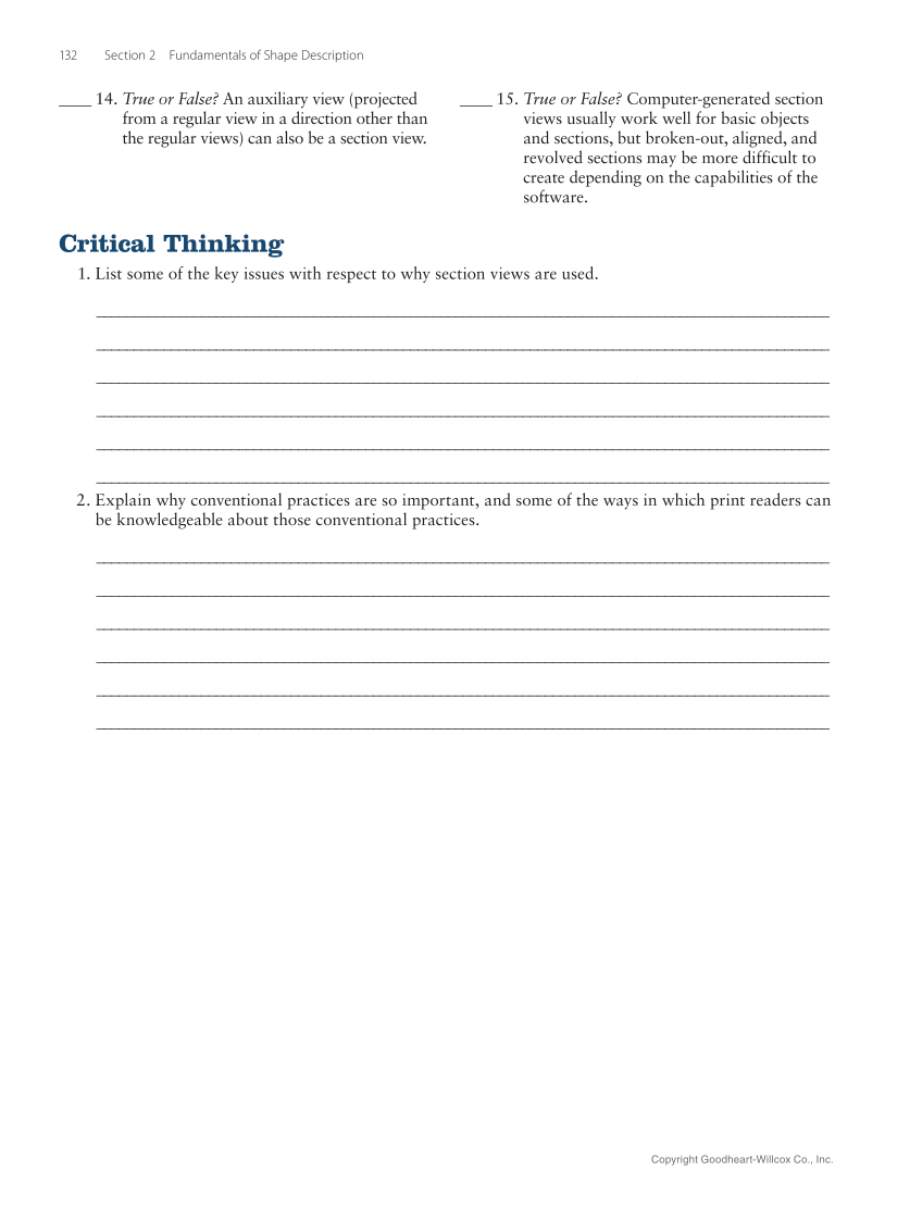 Print Reading for Industry 11e, Online Textbook page 132