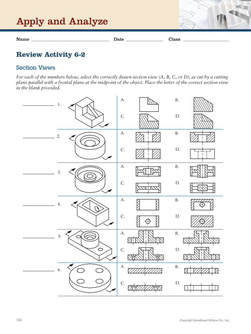 Print Reading for Industry 11e, Online Textbook page 134