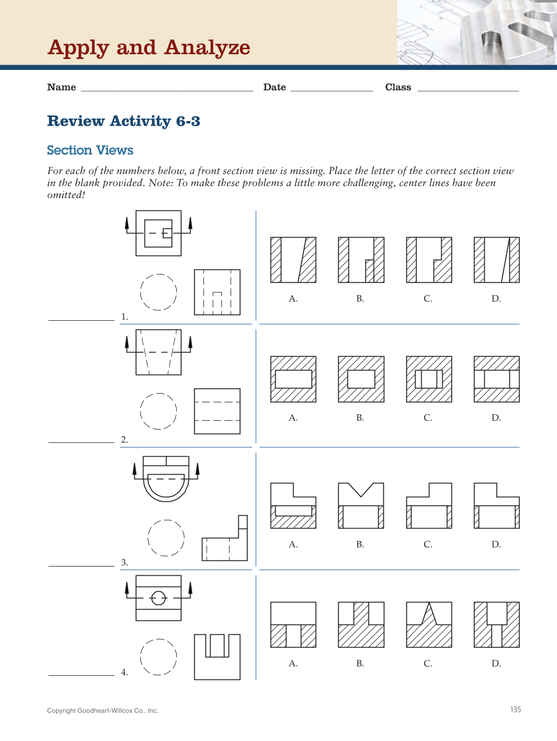 Print Reading for Industry 11e, Online Textbook page 135