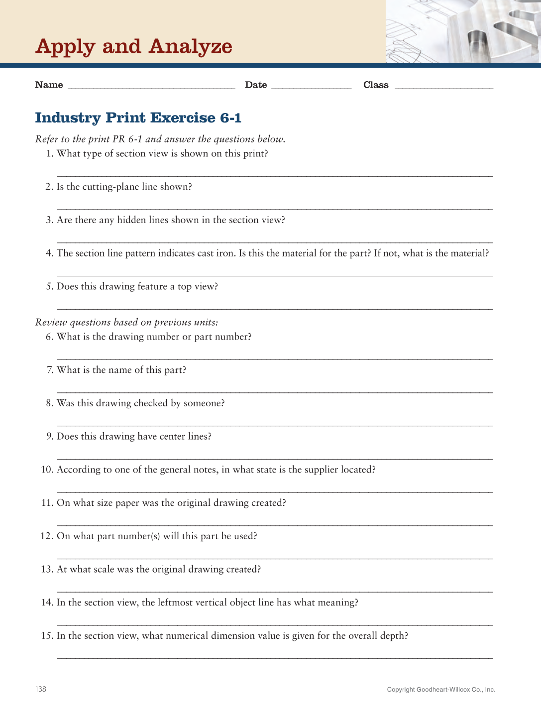 Print Reading for Industry 11e, Online Textbook page 138