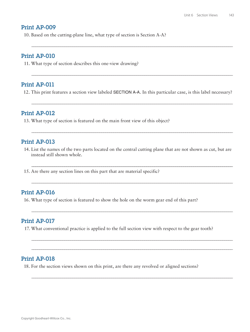 Print Reading for Industry 11e, Online Textbook page 143