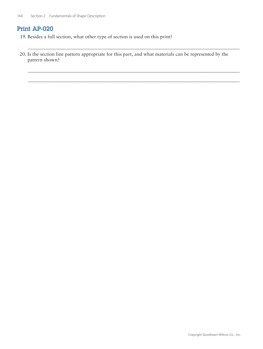 Print Reading for Industry 11e, Online Textbook page 144