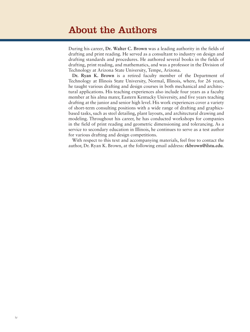 Print Reading for Industry 11e, Online Textbook page iv