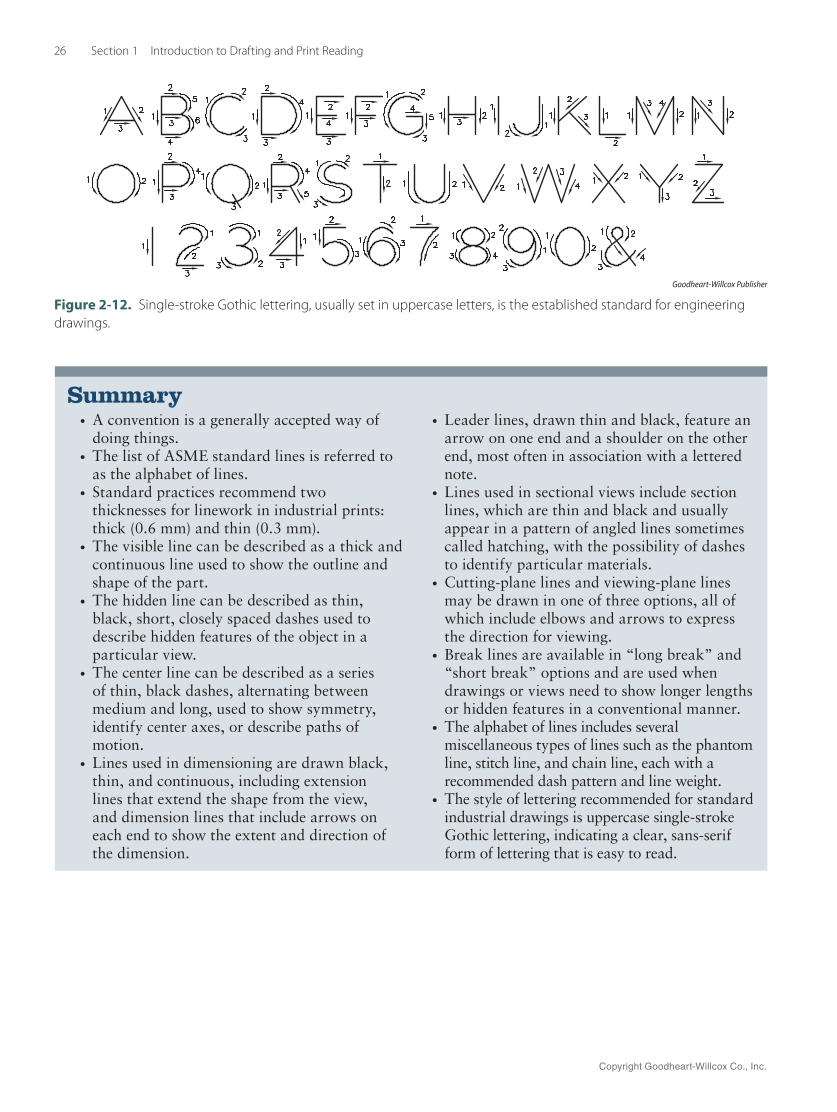 Print Reading for Industry 11e, Online Textbook page 26