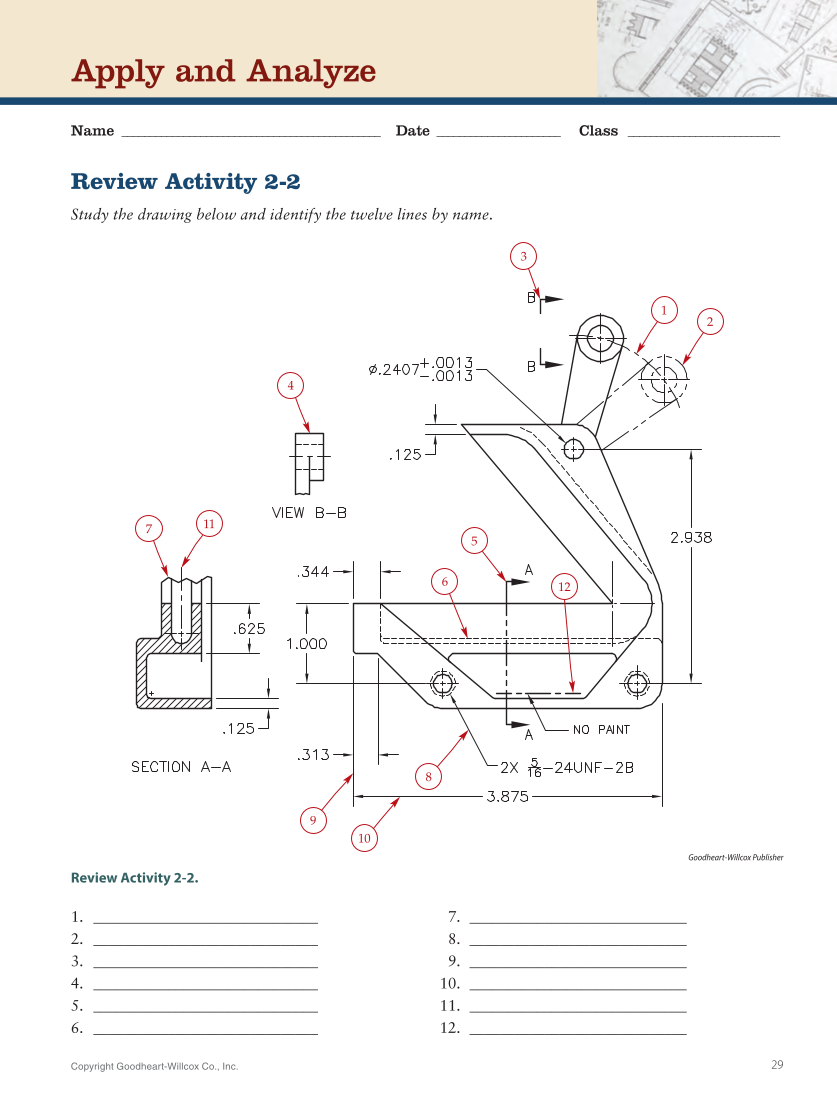 Print Reading for Industry 11e, Online Textbook page 29