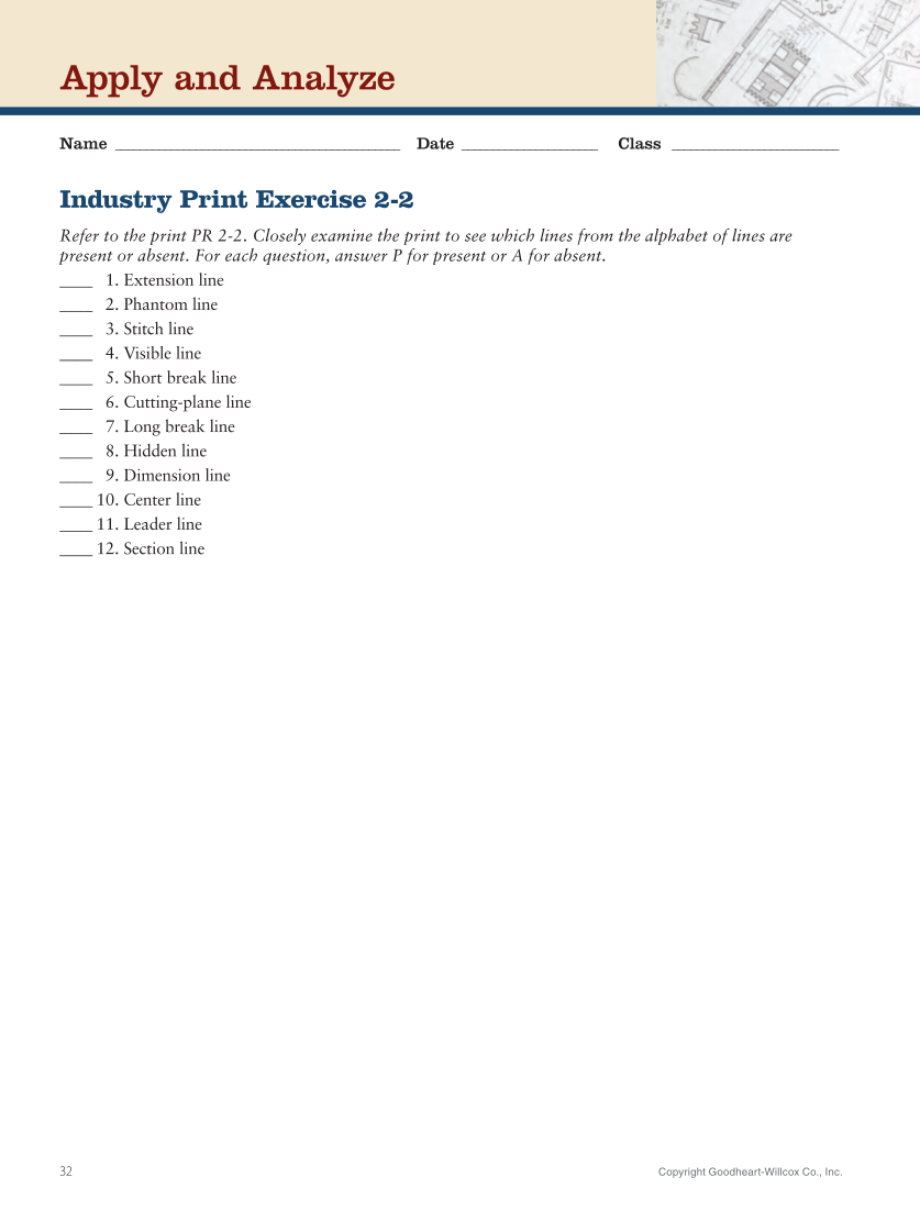 Print Reading for Industry 11e, Online Textbook page 32