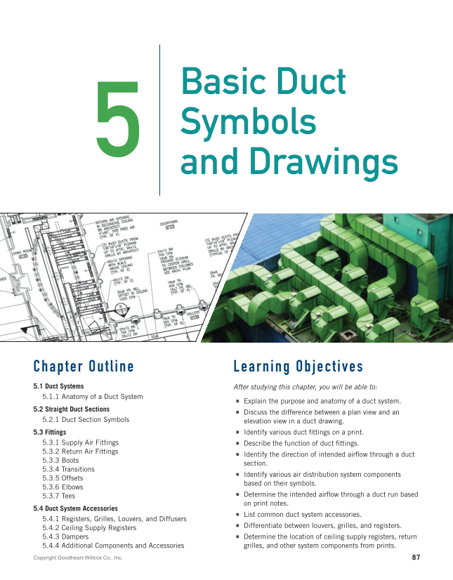 Print Reading for HVACR, 1st Edition page 87
