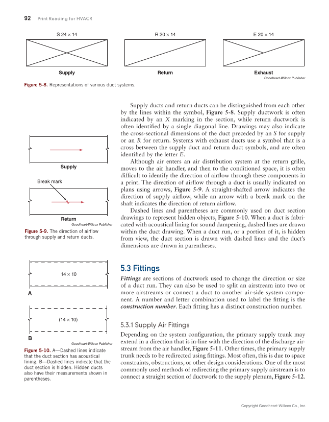 Print Reading for HVACR, 1st Edition page 92