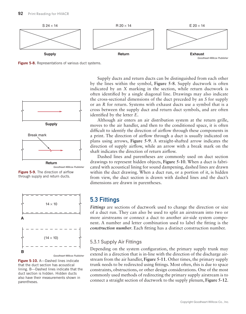 Print Reading for HVACR, 1st Edition page 92